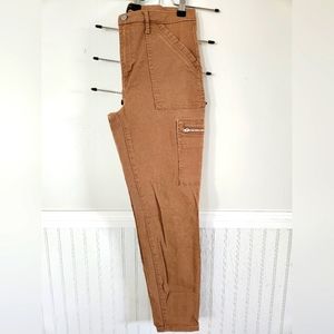 High rise skinny cargo